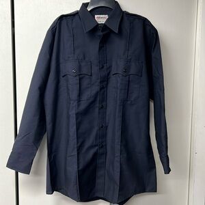 NWOT men’s uniform work shirt. Spots for name tag. Long sleeve.